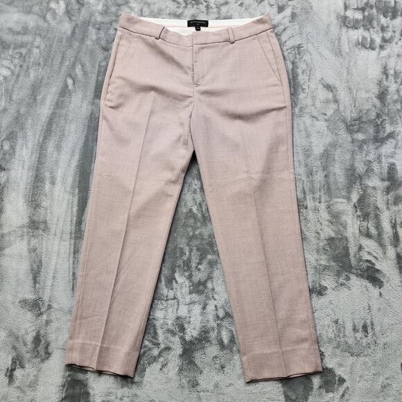 Banana Republic Pants - Banana Republic Pants Womens 8 Pink Blush Avery Mid Rise Slim Crop Chino Preppy